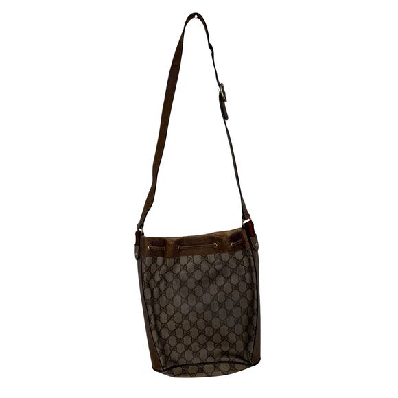 Gucci Vintage Monogram Bucket Bag. - Picture 3 of 9